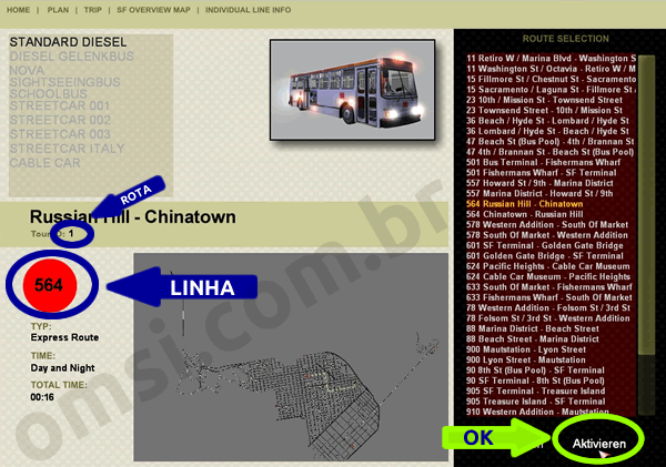 rota e linha bus & cable car simulator