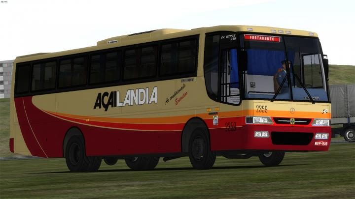 Skin Escolar para o Busscar El Buss 340 MB OF-1721 Euro II