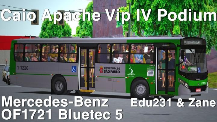 Caio Apache Vip IV Podium Mercedes-Benz OF1721 Bluetec 5