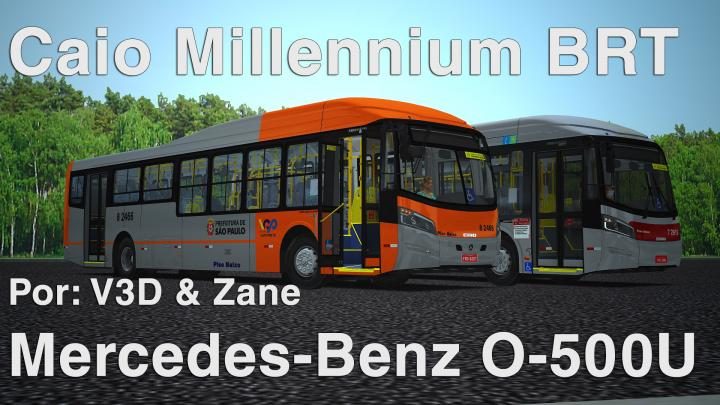 Caio Millennium BRT MB O500U por V3D & Zane