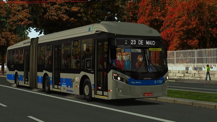 Caio Millennium BRT II MB O-500UDA BlueTec 5 23m padrão SP para o