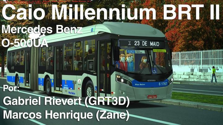 Caio Millennium BRT II MB O500UA / UDA by GRT3D & Zane