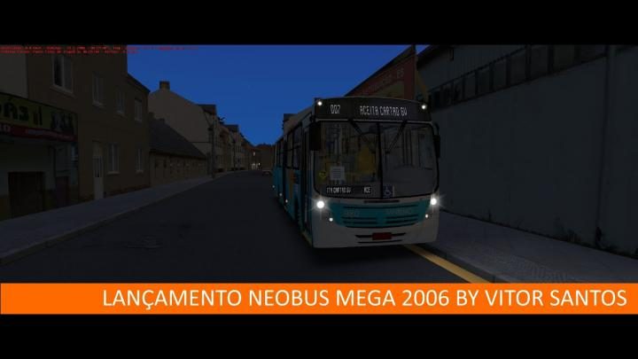 Lançamento Neobus Mega 2006 1722M Padrão Unimar Transportes.