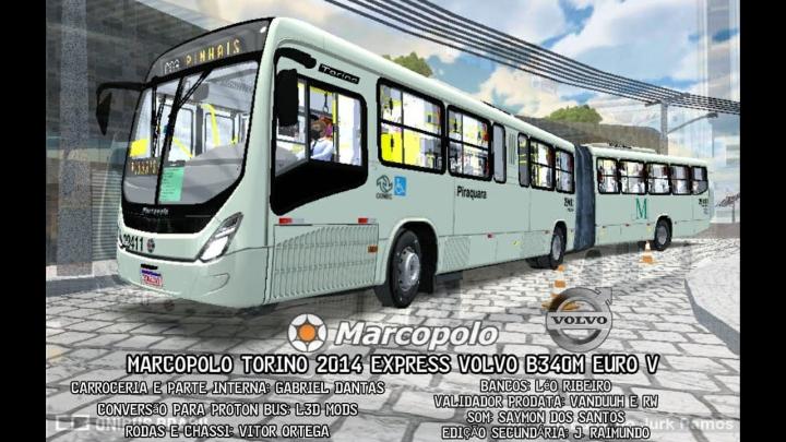 LANÇAMENTO Marcopolo Torino 2014 Express Volvo B340M | Proton Bus Simulator