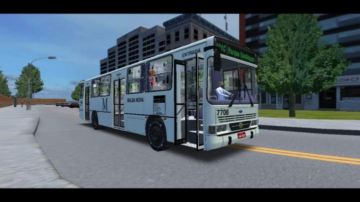 7709 – Auto Viação Balsa Nova | Busscar Urbanus 1990 Ford B1618 | EDT JR | Proton Bus Simulator