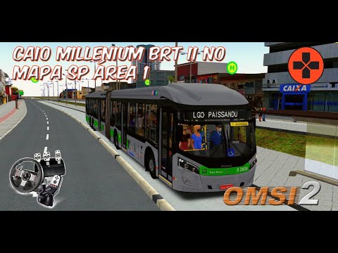 OMSI 2 – Caio Millenium BRT II O500UDA – Mapa SP Área 1
