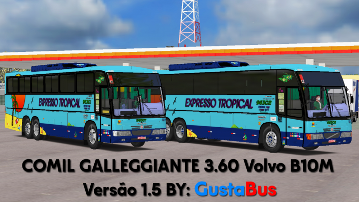 Comil Galleggiante 3.60 Volvo B10M Versão 1.5 by GustaBus