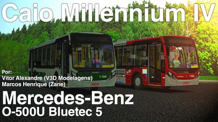 Caio Millennium IV MB O-500U BlueTec 5 padrão SPTrans/SP (Fase 2) para Proton  Bus Simulator - AD Gaming Mods