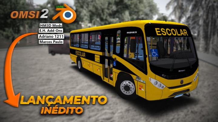 [EHPC & HM3D – MP] Marcopolo Senior Midi Escolar 2011 VW 15-190 OD Euro 5